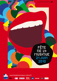Affiche de la Fête de la Musique 2010