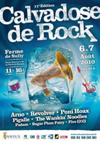 Affiche du festival Calvadose de Rock 2010