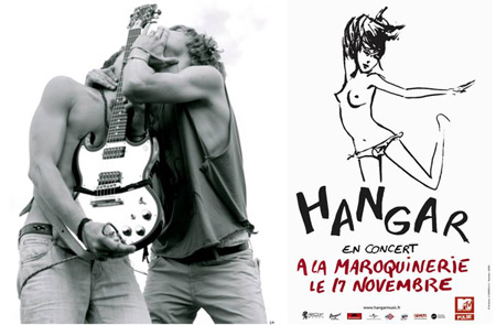 Affiche Concert Hangar à la Maroquinerie (17 novembre 2010)