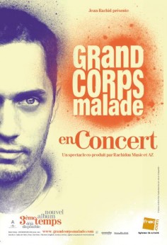 Affiche concert Grand Corps Malade à L'Olympia - Paris